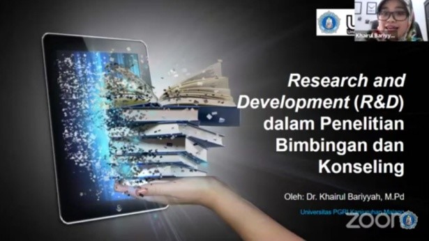 Webinar Strategi riset oleh Dr. Khairul Barriyah, M.Pd.